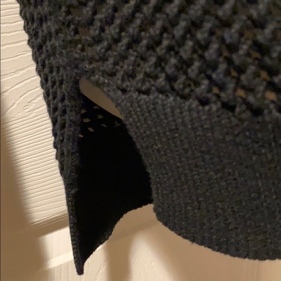 Michael Kors Sweater Black Net Lace up Tunic S NWT - Picture 13 of 16